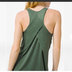 lululemon athletica Pleated Tank in Algae Green